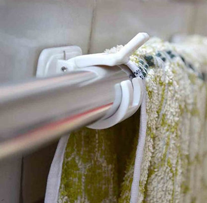 Nail-free Adjustable Rod Bracket Holders