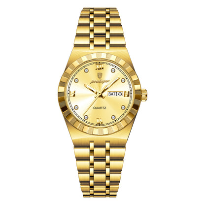Womens Diamond-studded Waterproof Luminous Fashionable Quartz Watch
