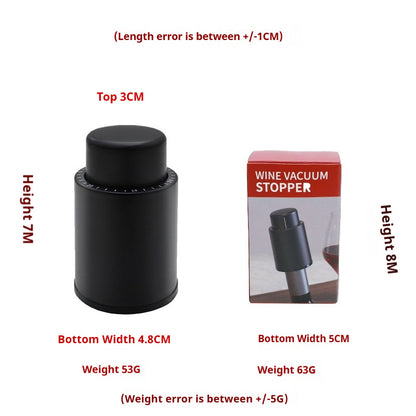 Stainless Steel Press Type Wine Stopper